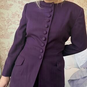 Vintage Atrium Purple Two-Piece Suit Set